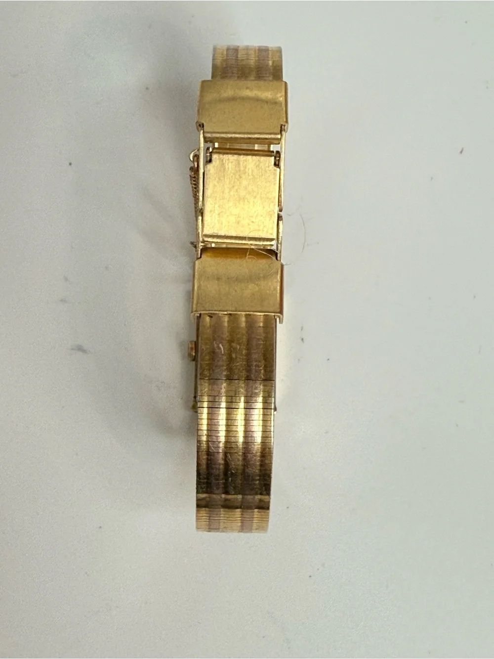 Vintage Seiko tank Bracelet Watch 80s retro 2120-6660 gold-tone minimalist